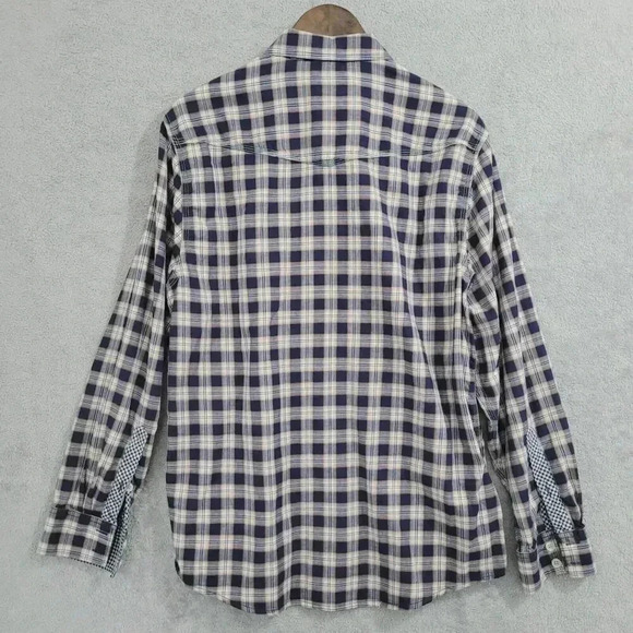 Tommy Bahama Mens Medium Plaid Button-Up Shirt 100% Cotton 23PT - Picture 2 of 8
